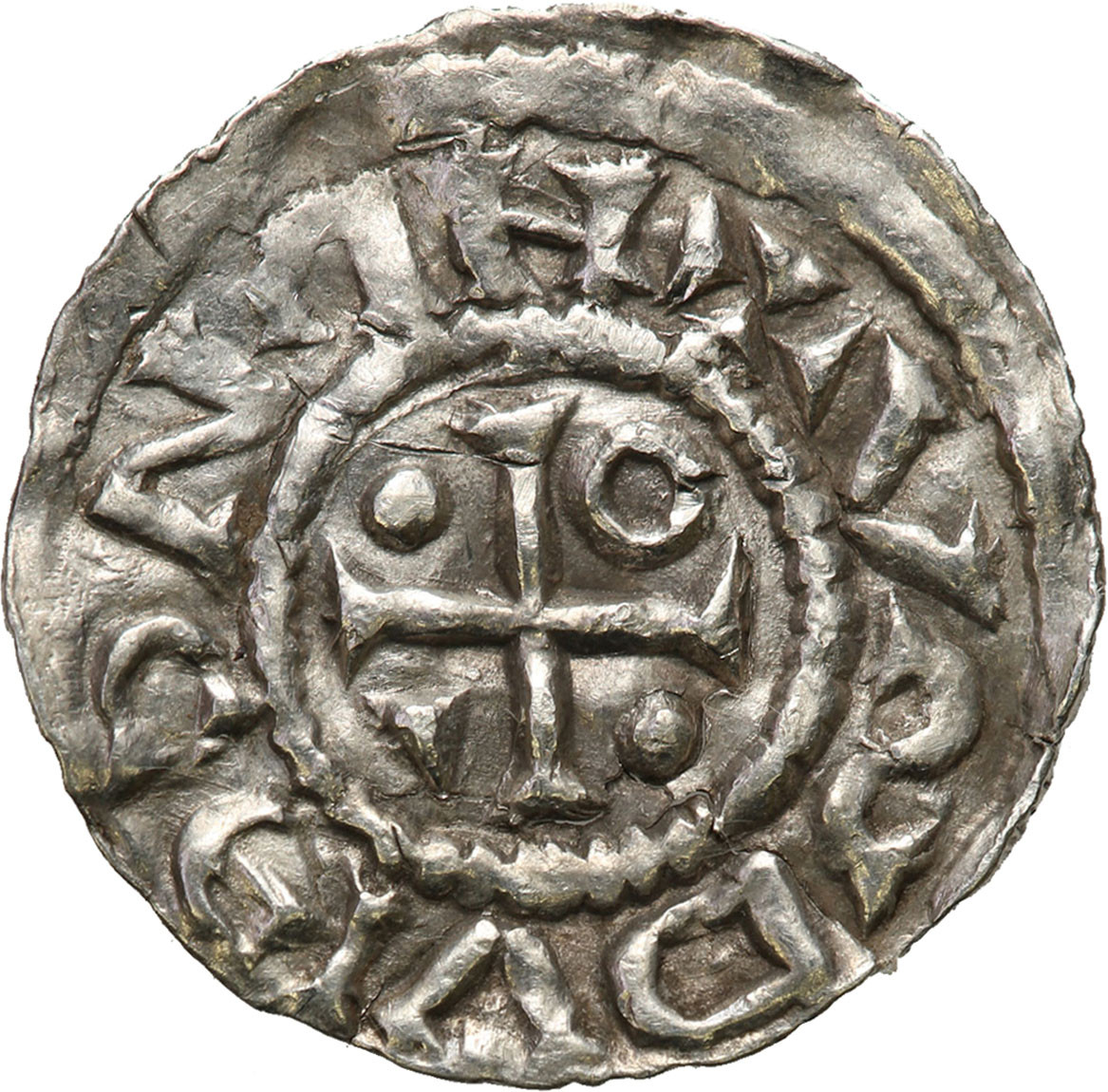 Niemcy, Bawaria - Ratyzbona - Henryk IV (995-1002). Denar, Ratyzbona